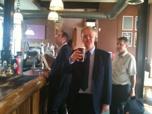Doctoral Tradition 3 - the first doctoral pint 