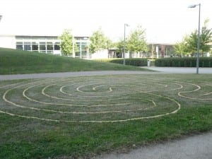 labyrinth at the HEA Conference 2010, University of Hertfordshire