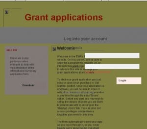 comic relief grant application page