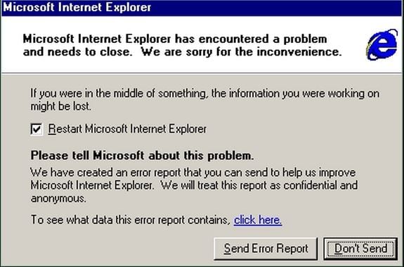 computer error message 