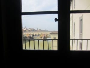 Ponte Vecchio from the Uffizi Gallery