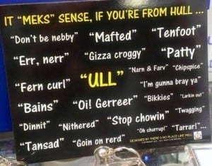 Examples of Hull dialect 