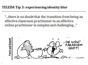 TELEDA Top Tip 3 experiencing identity blur