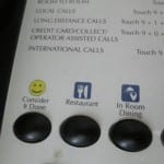 Telephone with consider it done button