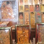 image of Klimt art from souvenir shops in Vienna